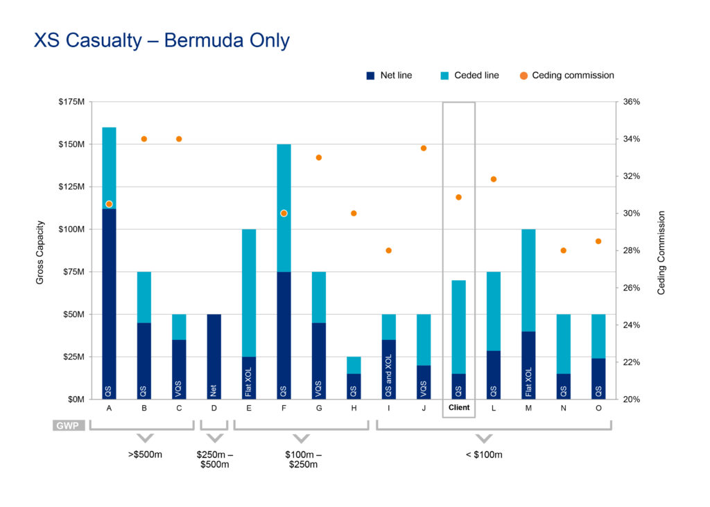 Reinsurance Capacity Peer Comparison CHIA DESIGN